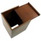 Tissue Box Made From Wood in a Brown Finish